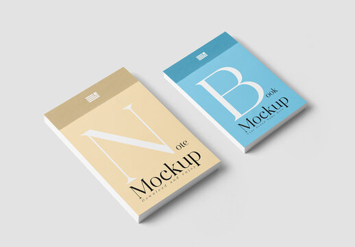 Stationery Note Pad Mockups