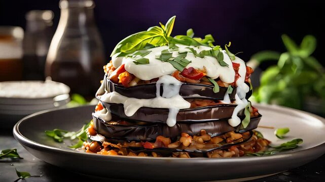 Savory Eggplant Parmigiana Perfect for Restaurant Menus with Abundant .