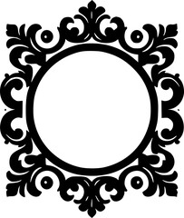 Elegant Baroque Frame Design, Ornate Baroque Frame Element, Vintage Baroque Frame, Classic Baroque Frame Designs, Decorative Baroque Frame Assets,