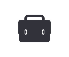 Briefcase icon. Office case icon work portfolio bag vector design and illustration.

