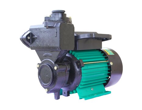 Centrifugal Monoblock Water Pump, Submersible  Water Pump on White Background