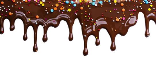PNG Colorful chocolate dripping background