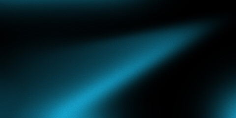 Abstract blue background with a grainy texture and a diagonal light beam