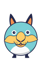Obraz premium logo of brand, icon of a mascotte of the company brand identity