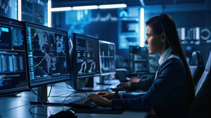 Describe the position of a cybersecurity analyst, focusing on tasks like monitoring security systems, identifying threats, and implementing protective measures