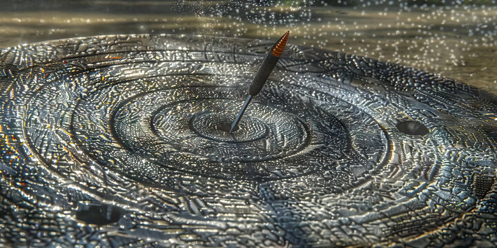 Sharp & Simple Shooting: A crisp, clean target, neatly pinned at the center.