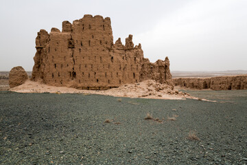 Ruins of ancient Dzhanpik-kala fortress