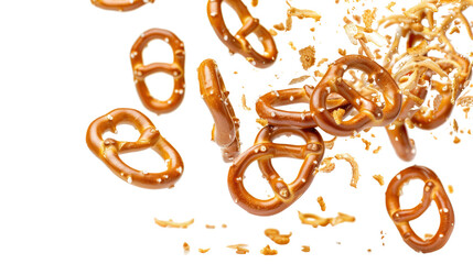 Pretzels dipped in rich caramel sauce. A delicious and sweet snack perfect for any occasion or...