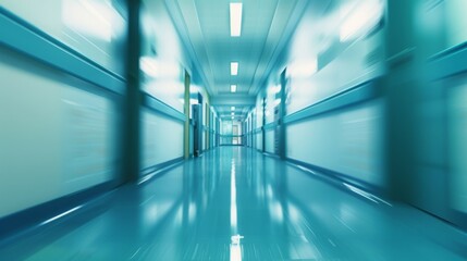 Naklejka premium motion blur hospital background , hospital background motion blur , blurred hospital background