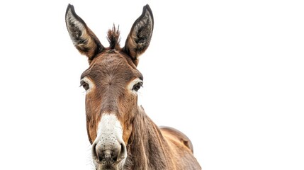 Fototapeta premium mule photo on trasnparent background --ar 16:9 Job ID: 6969a929-0617-4d88-a625-da218451ad45