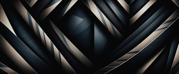 illustrazione con elementi geometrici astratti a tema contemporaneo