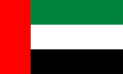 National flag of United Arab Emirates