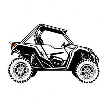 recommend clip art: Quad Bike Silhouette Art for Off-Road Adventures