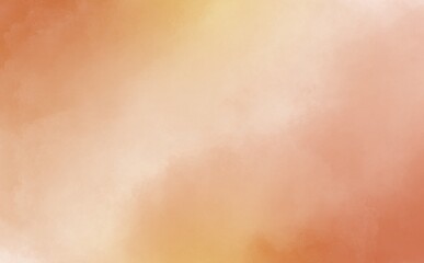 にじみのある秋色の水彩テクスチャ背景