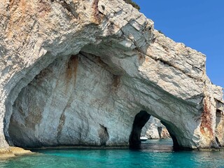 Blue caves, Greece