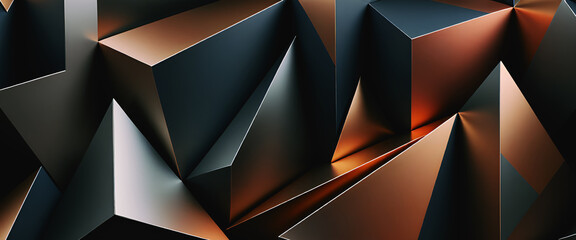 Obraz premium illustrazione con elementi geometrici astratti a tema contemporaneo