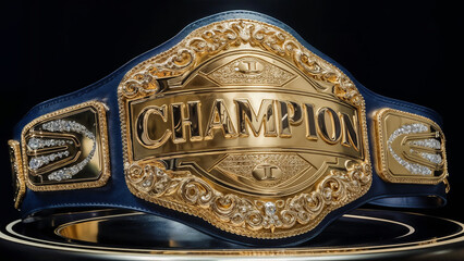 Luxury Gold Champion Belt, Boxing Belt, MMA Belt