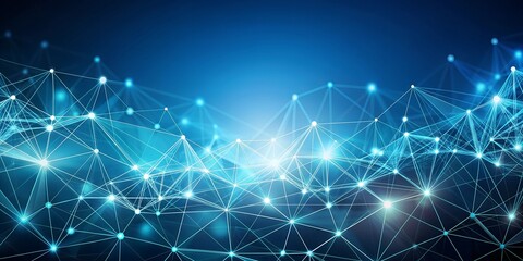 Abstract geometric background Plexus mesh backdrop illustration Creative AI