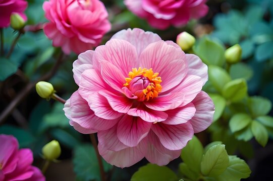 beautiful flower in garden