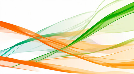 Abstract wave design in tricolor shades.