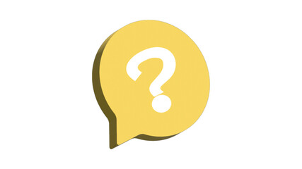 Interrogation Question Mark and Ask Vector - Isolated on White Background