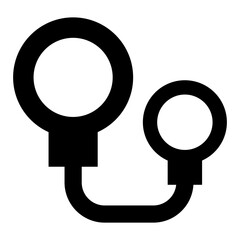 Handcuff icon vector illustration graphic design