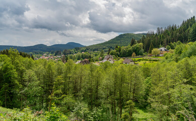 Around Saulxures in France