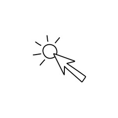 handdrawn click icon