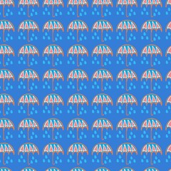 seamless pattern with numbers