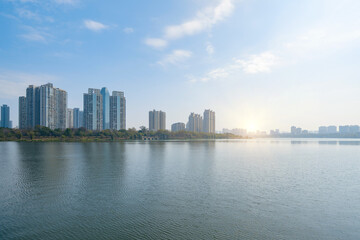 Bridges and Urban Skylines, Huizhou, Guangdong, China