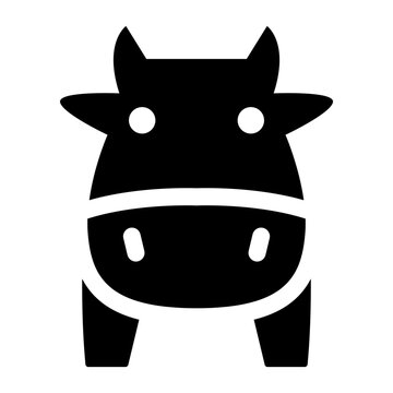 recommend clip art: Cow icon vector illustration graphic design