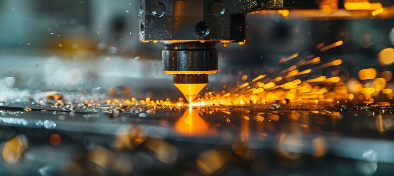 Precision Metalworking with End Mill Cutter Slotting Steel Plate - Industrial Engineering