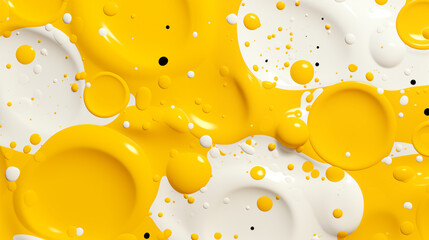 Yellow Splashes Particles Watercolor Painting, Abstract Image, Texture, Background For, Wallpaper, Cover and Screen of Smartphone, Cell Phone, Computer, Laptop, Format 9:16 and 16:9