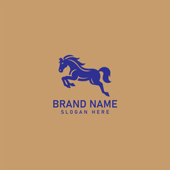 Stunning horse logo template vector icon illustration design isolated. Perfect for equestrian branding, minimalist horse graphics, and professional logo needs.
