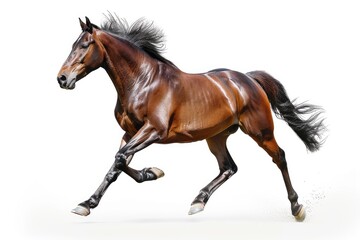 Obraz premium horse isolated on white background