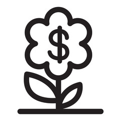 Perk icon in thin line style. Vector illustration graphic design