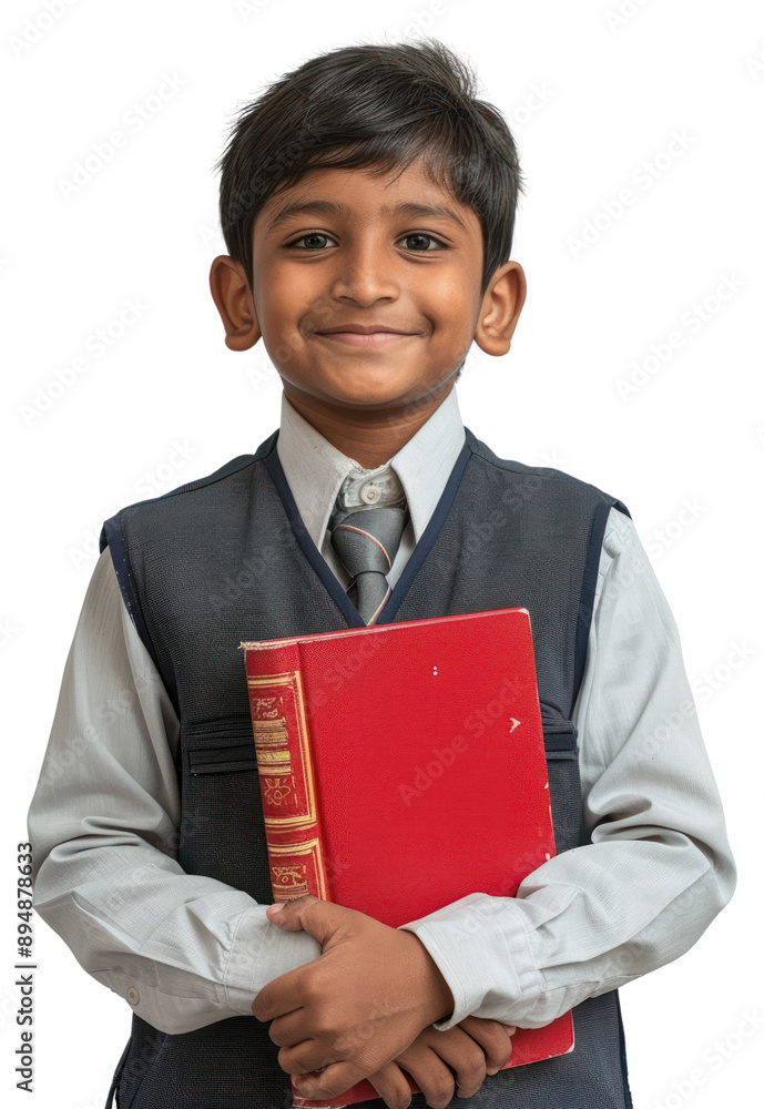 Canvas Prints smiling boy holding book