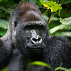 Obraz premium gorilla, AI generated