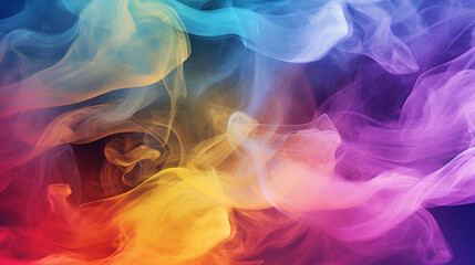 Fototapeta premium rainbow smoke background
