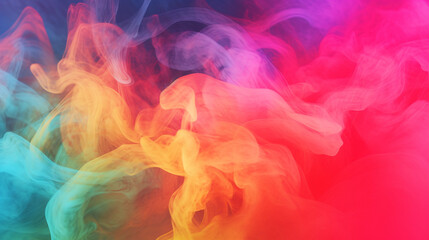 Fototapeta premium rainbow smoke background