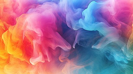 Fototapeta premium rainbow smoke background
