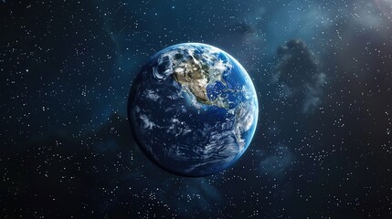 Obraz premium The Beauty of the Earth Seen from Space