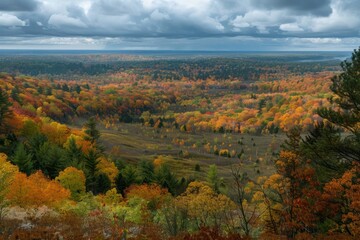 Obraz premium autumn landscape in mountains