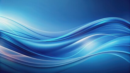 Abstract blue background with smooth gradients and flowing patterns, abstract, blue, background, smooth, gradients