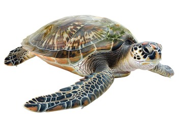 Obraz premium turtle isolated on white