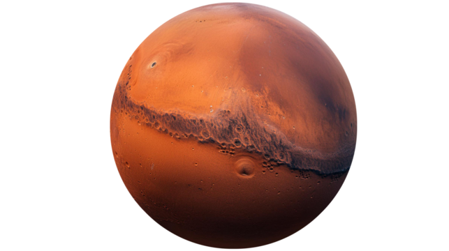 Mars Planet transparent png, isolated space graphic resource