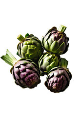 Obraz premium delicious Artichoke isolated on white background
