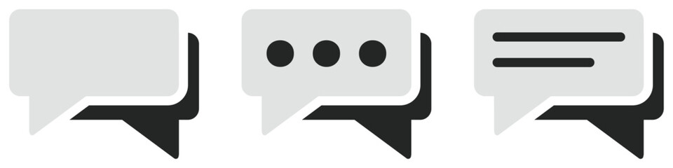 illustration of chat box; bubble chat