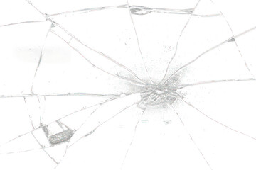 PNG Cracked glass with dark background