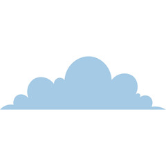 Blue Flat Cloud